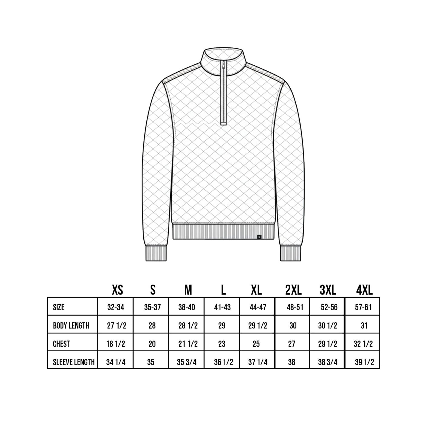 Brooks Brothers® Custom Embroidered Diamond Quilt 1/4-Zip  -  BB18212