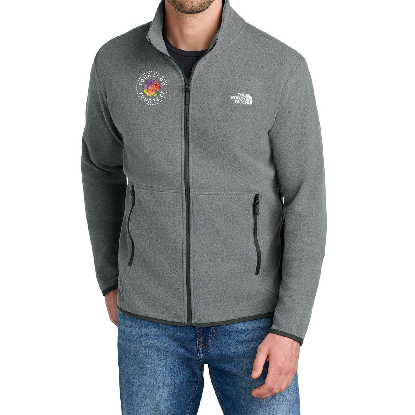 The North Face® Custom Embroidered Glacier Full-Zip Fleece Jacket - NF0A7V4J