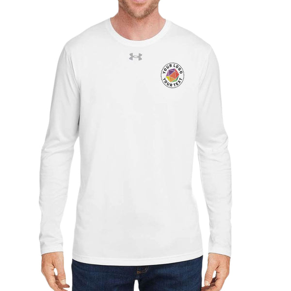 Under Armour Custom Embroidered Men's Team Tech™ Long Sleeve T-Shirt - 1376843
