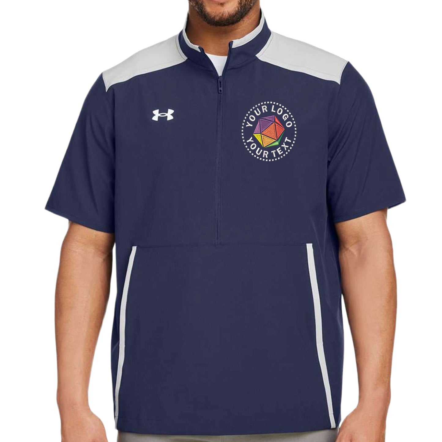 Under Armour Custom Embroidered Men's Motivate 3.0 Short Sleeve Half-Zip - 1389612