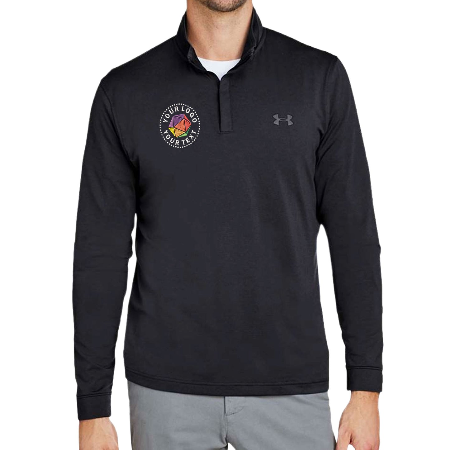 Under Armour Custom Embroidered Men's Playoff Quarter-Zip Pullover - 1370155