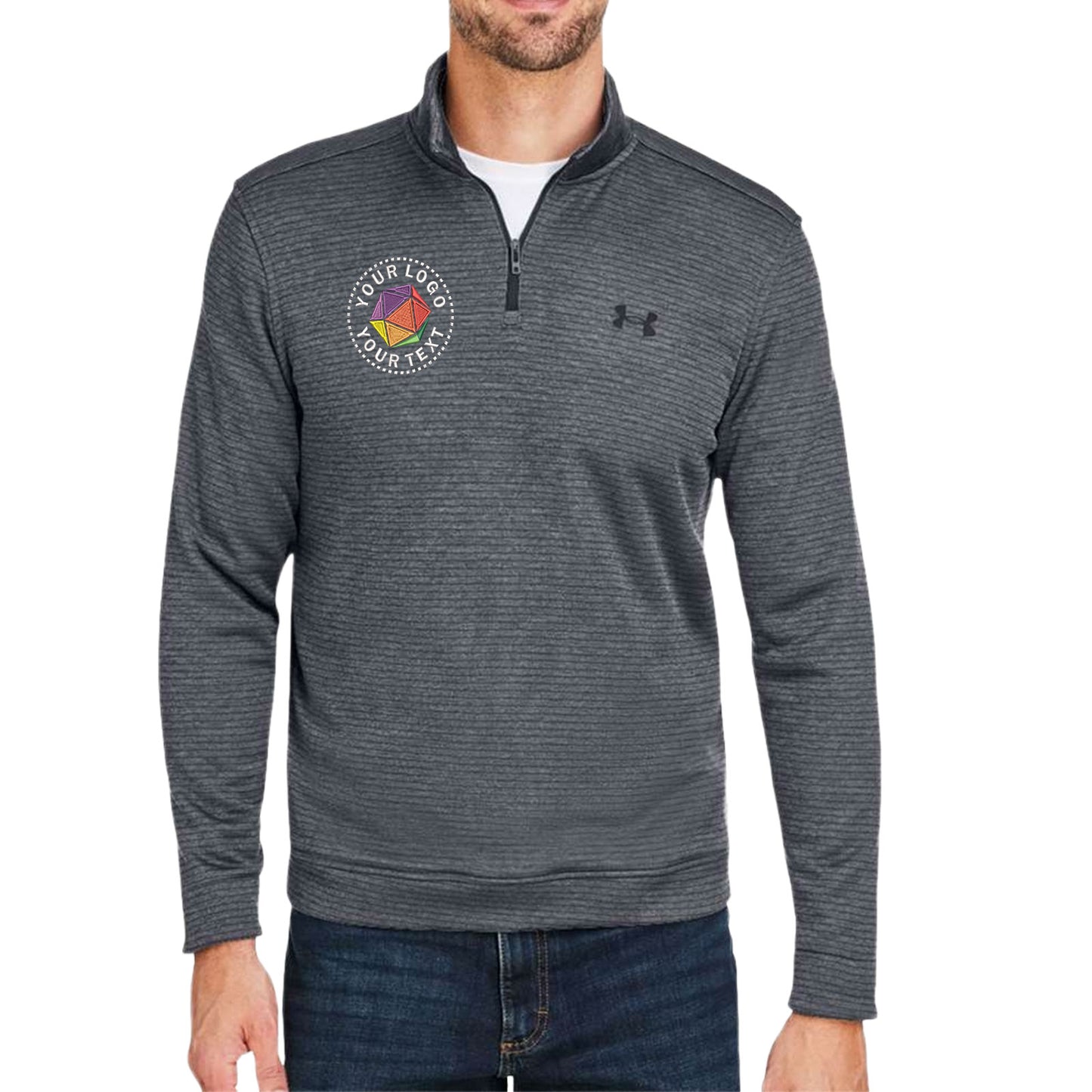 Under Armour Custom Embroidered Men's Storm Sweater Fleece Quarter-Zip Pullover - 1373674