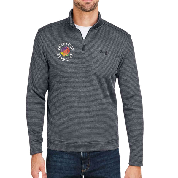 Under Armour Custom Embroidered Men's Storm Sweater Fleece Quarter-Zip Pullover - 1373674
