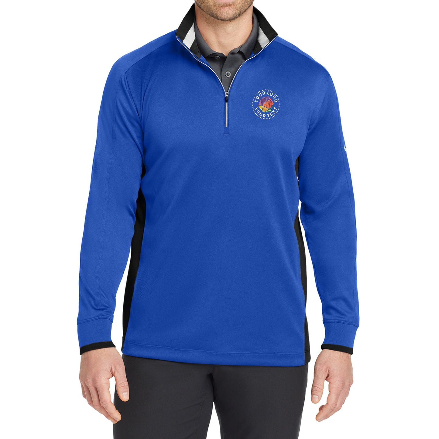 Nike Custom Embroidered Dri-FIT 1/2-Zip Cover-Up - 578673