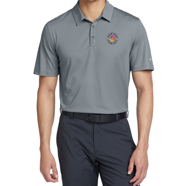 Nike Custom Embroidered Dri-FIT Embossed Tri-Blade Polo - 838964