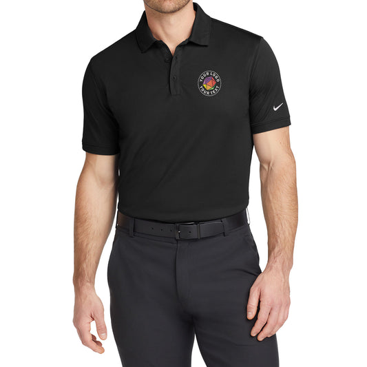 Nike Custom Embroidered Dri-FIT Solid Icon Pique Modern Fit Polo - 746099
