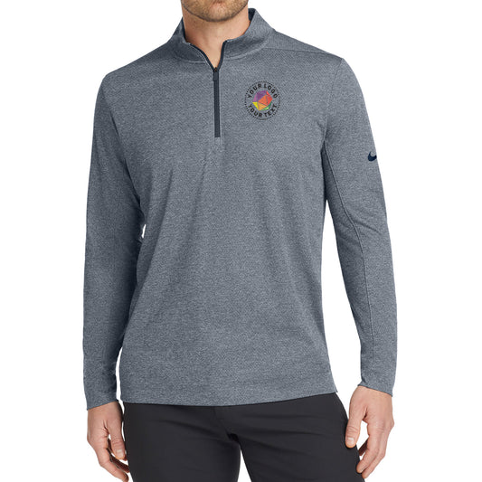 Nike Custom Embroidered Dry 1/2-Zip Cover-Up - NKBV6044