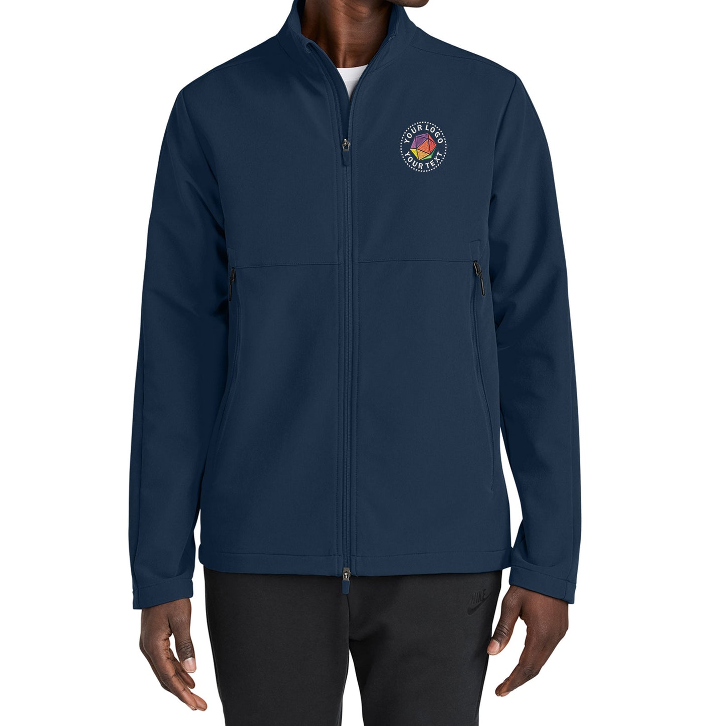 Nike Custom Embroidered Full-Zip Soft Shell Jacket - NKHM7926