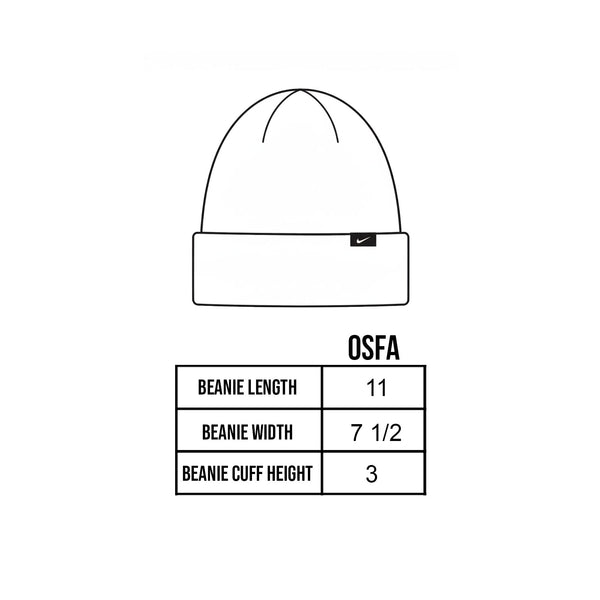 Nike Custom Embroidered Terra Beanie - NKFN6310