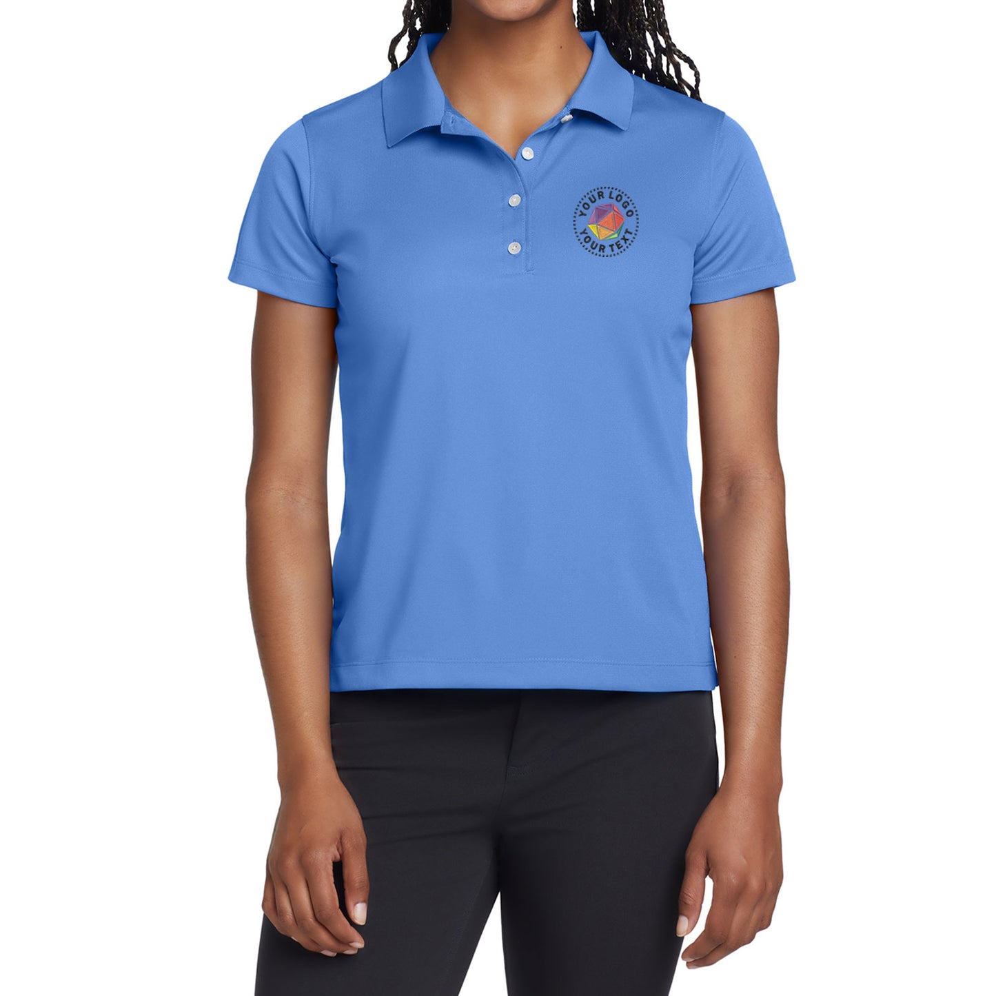Nike Women's Custom Embroidered Tech Basic Dri-FIT Polo - 203697