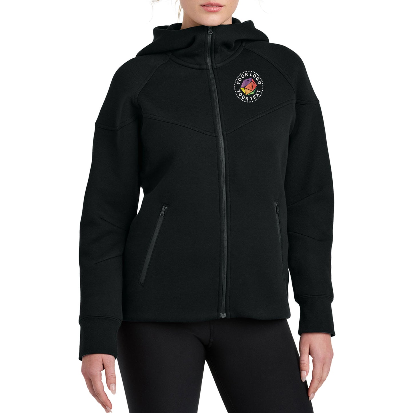 Nike Custom Embroidered Women’s Tech Fleece Full-Zip Hoodie - NKFQ4798