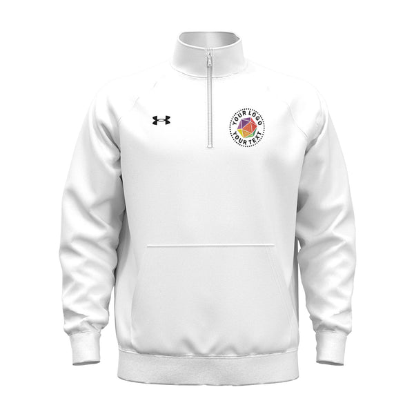 Under Armour Custom Embroidered Men's Rival Fleece Quarter-Zip Pullover - 1386016