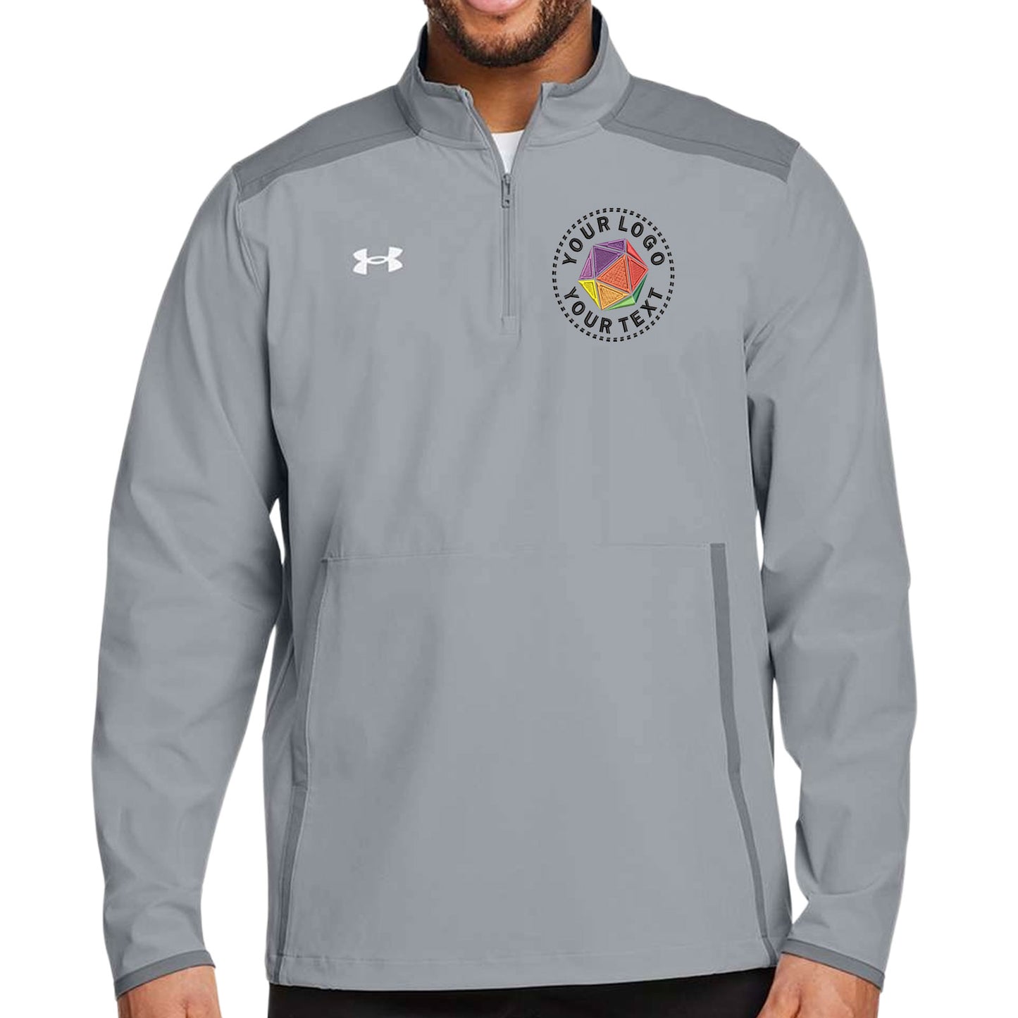 Under Armour Custom Embroidered Men's Motivate 3.0 Quarter-Zip Pullover - 1389611