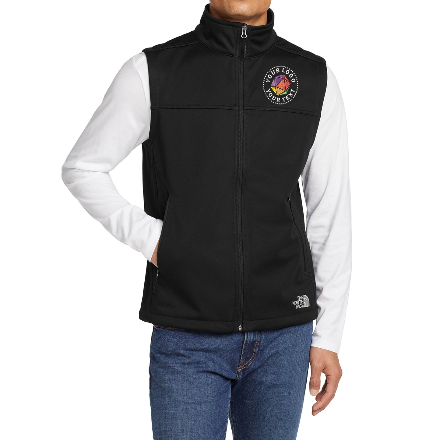 The North Face® Custom Embroidered Ridgewall Soft Shell Vest - NF0A3LGZ