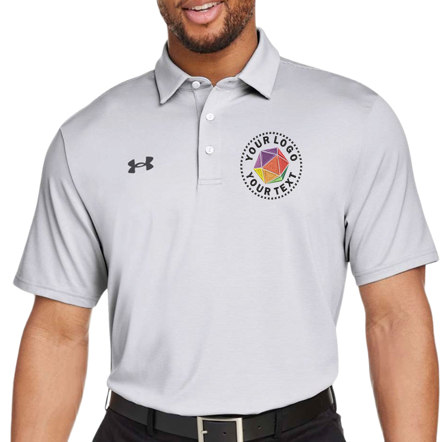 Under Armour Custom Embroidered Men's Destin Drive Striped Performance Polo - 1389853
