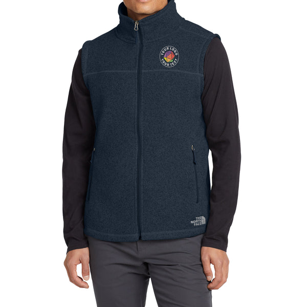 The North Face® Custom Embroidered Sweater Fleece Vest - NF0A47FA