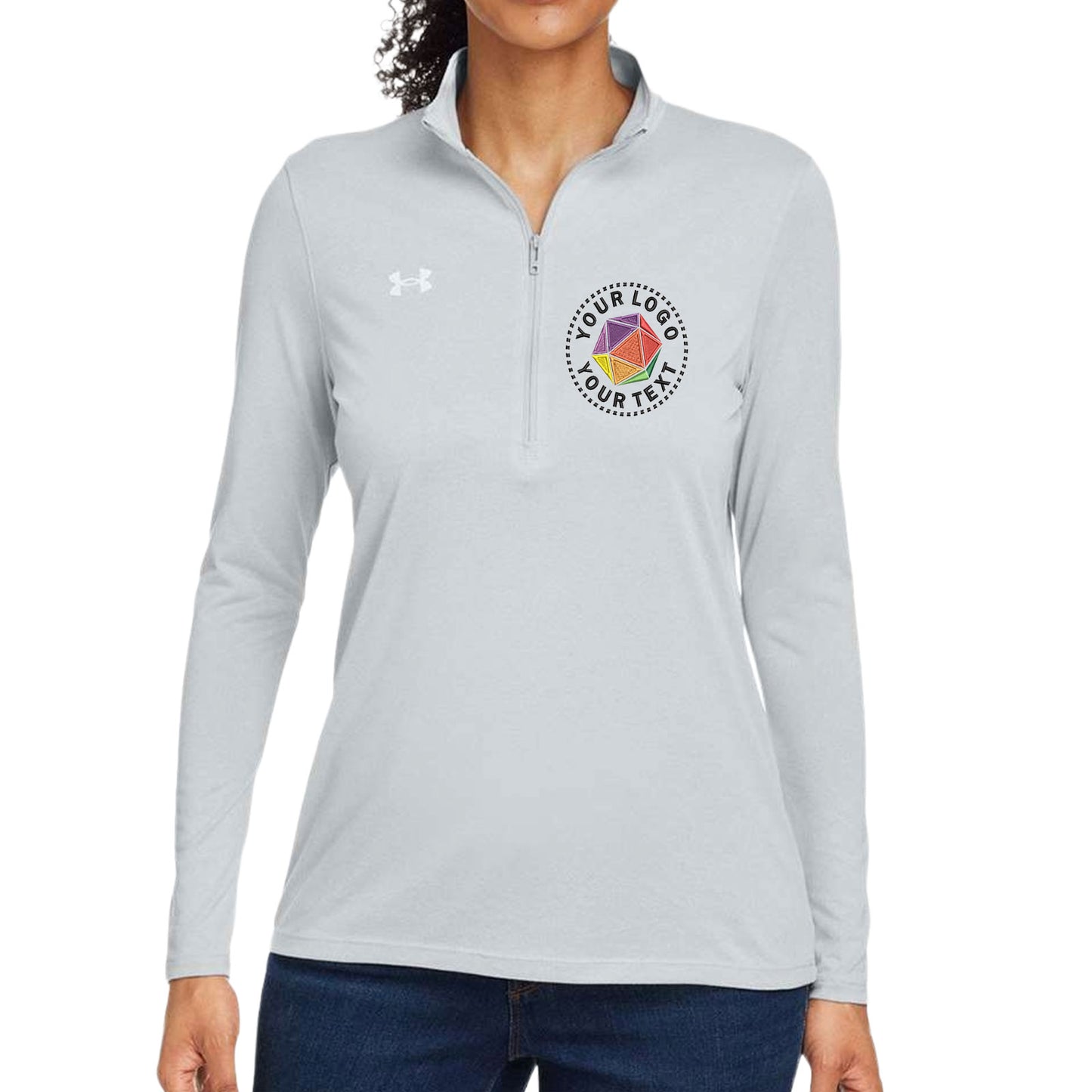 Under Armour Custom Embroidered Women's Team Tech™ Half-Zip Pullover - 1376862