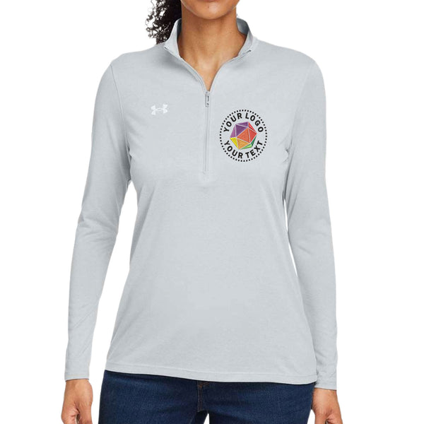 Under Armour Custom Embroidered Women's Team Tech™ Half-Zip Pullover - 1376862