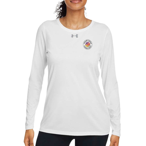 Under Armour Custom Embroidered Women's Team Tech™ Long Sleeve T-Shirt - 1376852