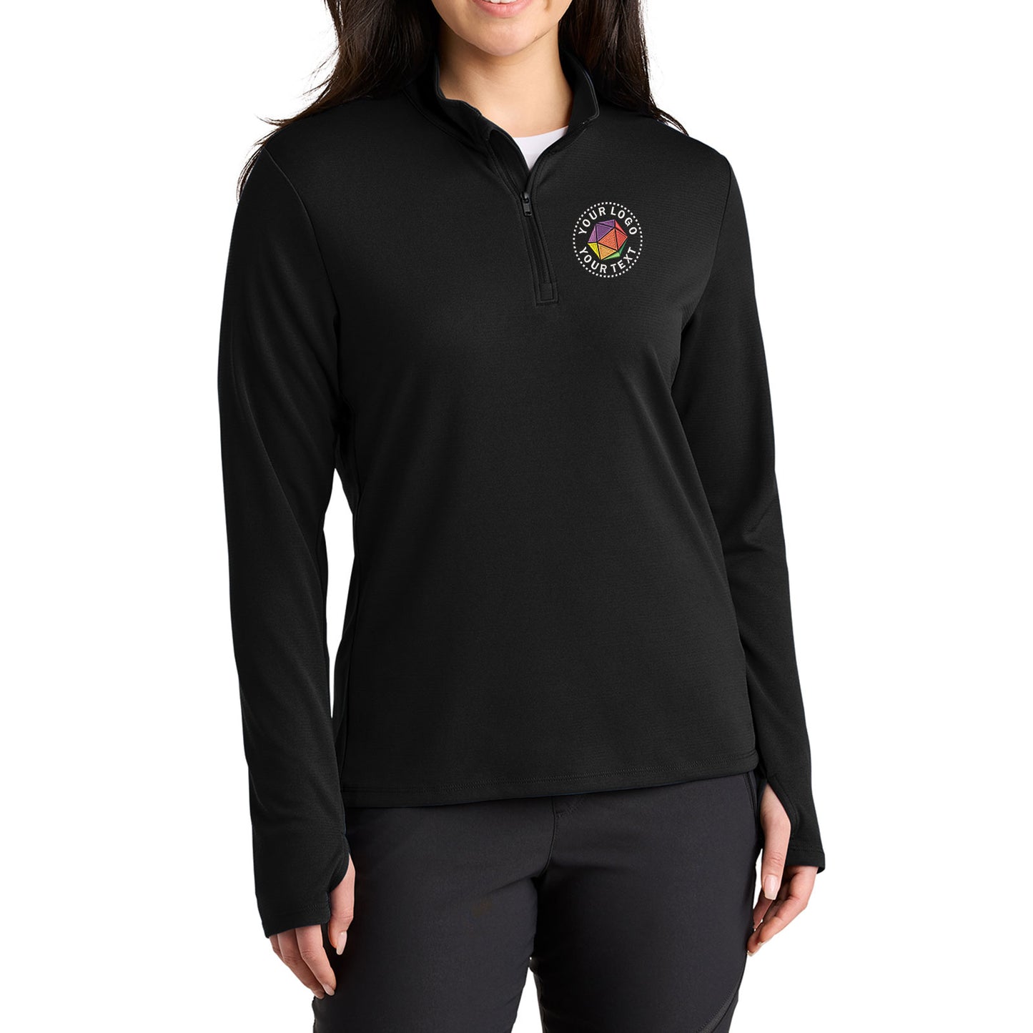 The North Face® Custom Embroidered Women’s Ambition 1/4-Zip - NF0A8ENQ