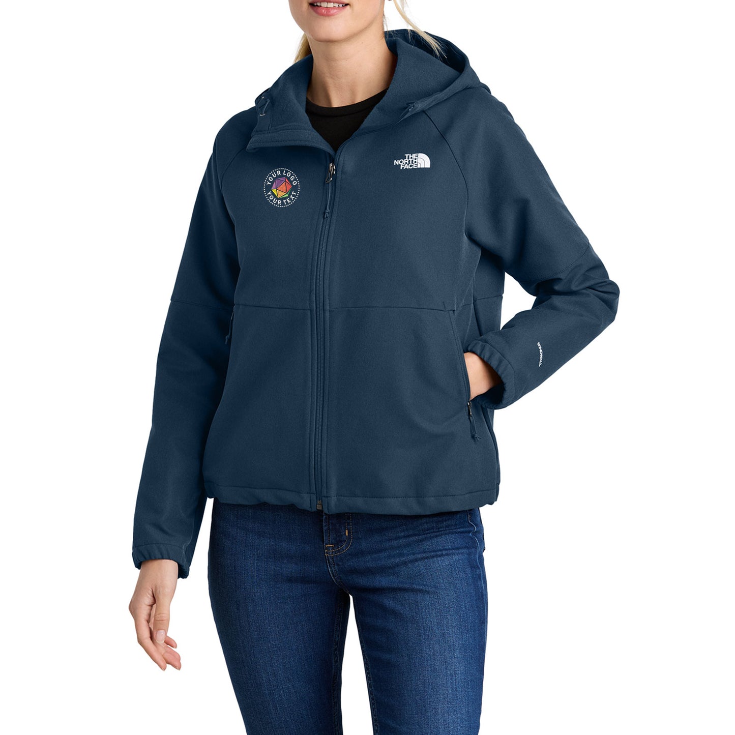 The North Face® Custom Embroidered Women's Barr Lake Hooded Soft Shell Jacket - NF0A8BUE