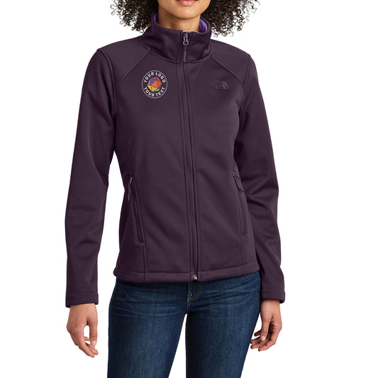 The North Face® Women's Chest Logo Ridgewall Soft Shell Custom Embroidered Jacket - NF0A88D4