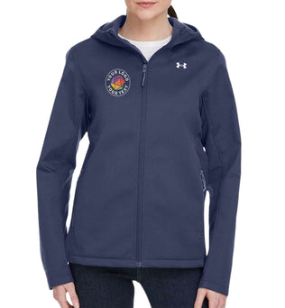 Under Armour Custom Embroidered Women's ColdGear® Infared Shield 2.0 Hooded Jacket - 1371595