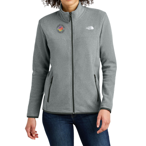 The North Face® Custom Embroidered Women's Glacier Full-Zip Fleece Jacket - NF0A7V4K