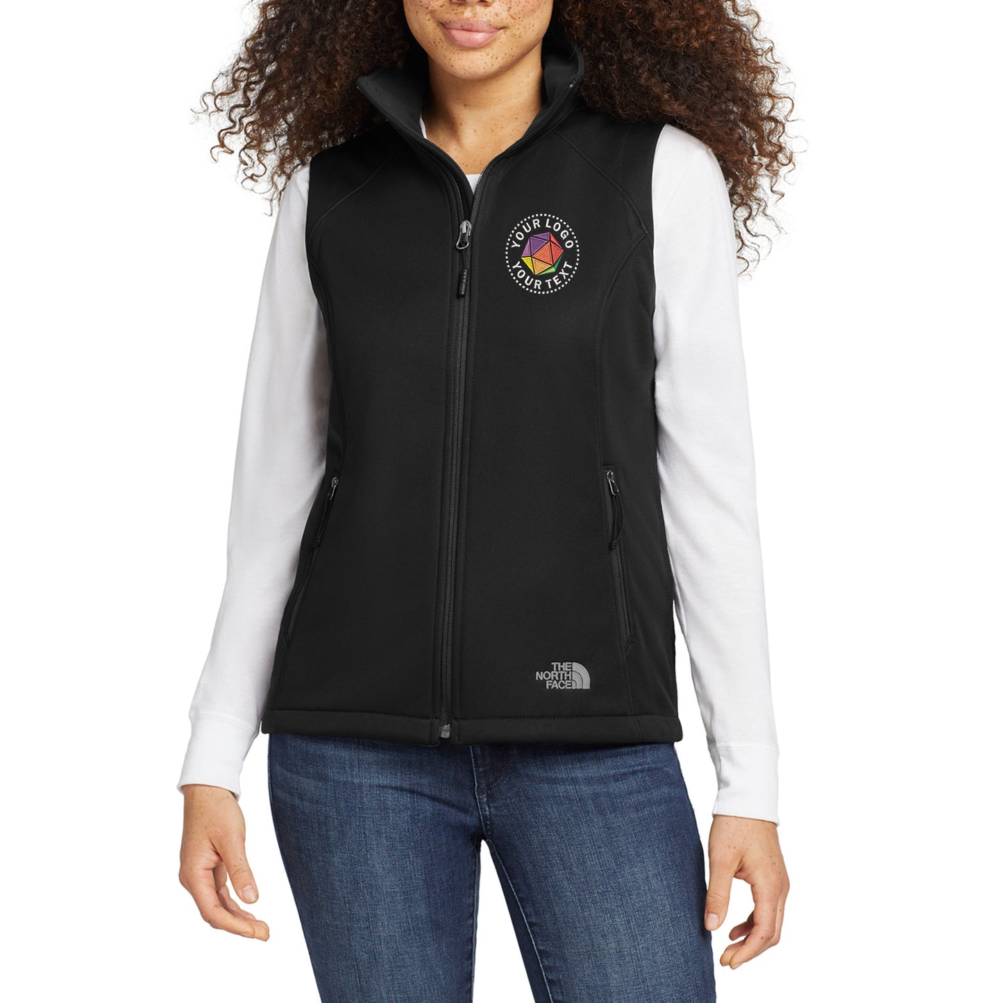 The North Face® Custom Embroidered Women's Ridgewall Soft Shell Vest - NF0A3LH1