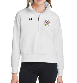 Under Armour Custom Embroidered Women's Rival Fleece Half-Zip Pullover - 1379492