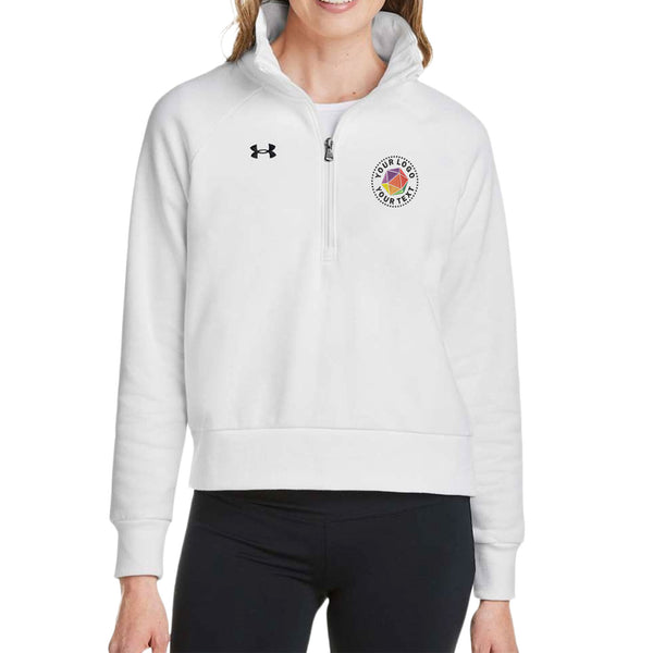Under Armour Custom Embroidered Women's Rival Fleece Half-Zip Pullover - 1379492
