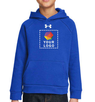 Under Armour Custom Printed Youth Rival Fleece Hooded Sweatshirt - 1379792