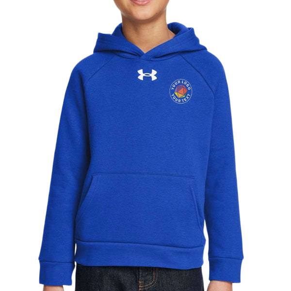 Under Armour Custom Embroidered Youth Rival Fleece Hooded Sweatshirt - 1379792