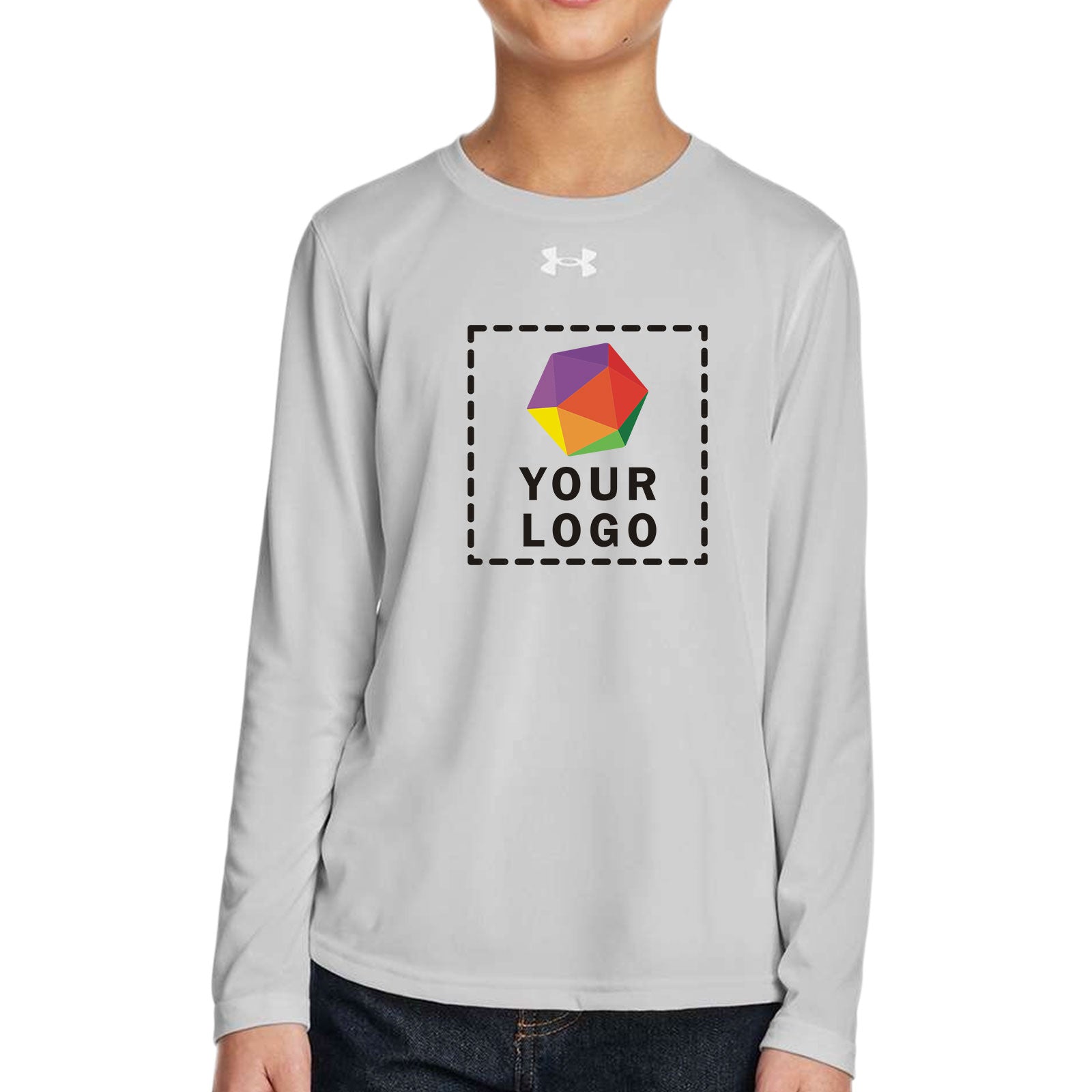 Under Armour Custom Printed Youth Tech™ Team Long Sleeve T-Shirt - 1377488