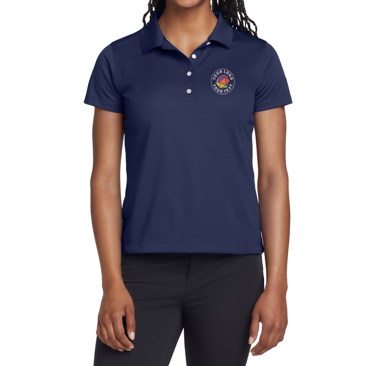Nike Women's Custom Embroidered Tech Basic Dri-FIT Polo - 203697