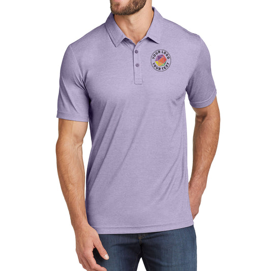 TravisMathew Custom Embroidered Oceanside Heather Polo - TM1MU412