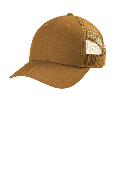 CornerStone® Custom Embroidered Canvas Mesh Back Cap - CS811