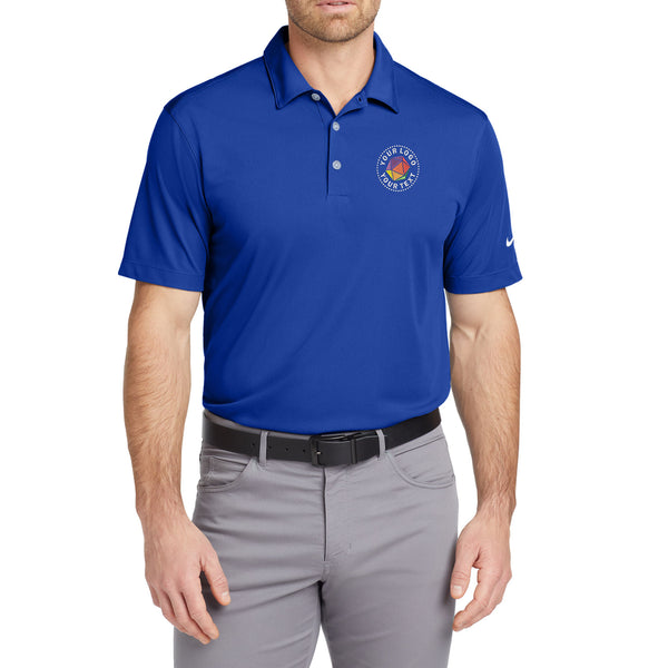 Nike Dri-FIT Vertical Mesh Custom Embroidered Polo - 637167