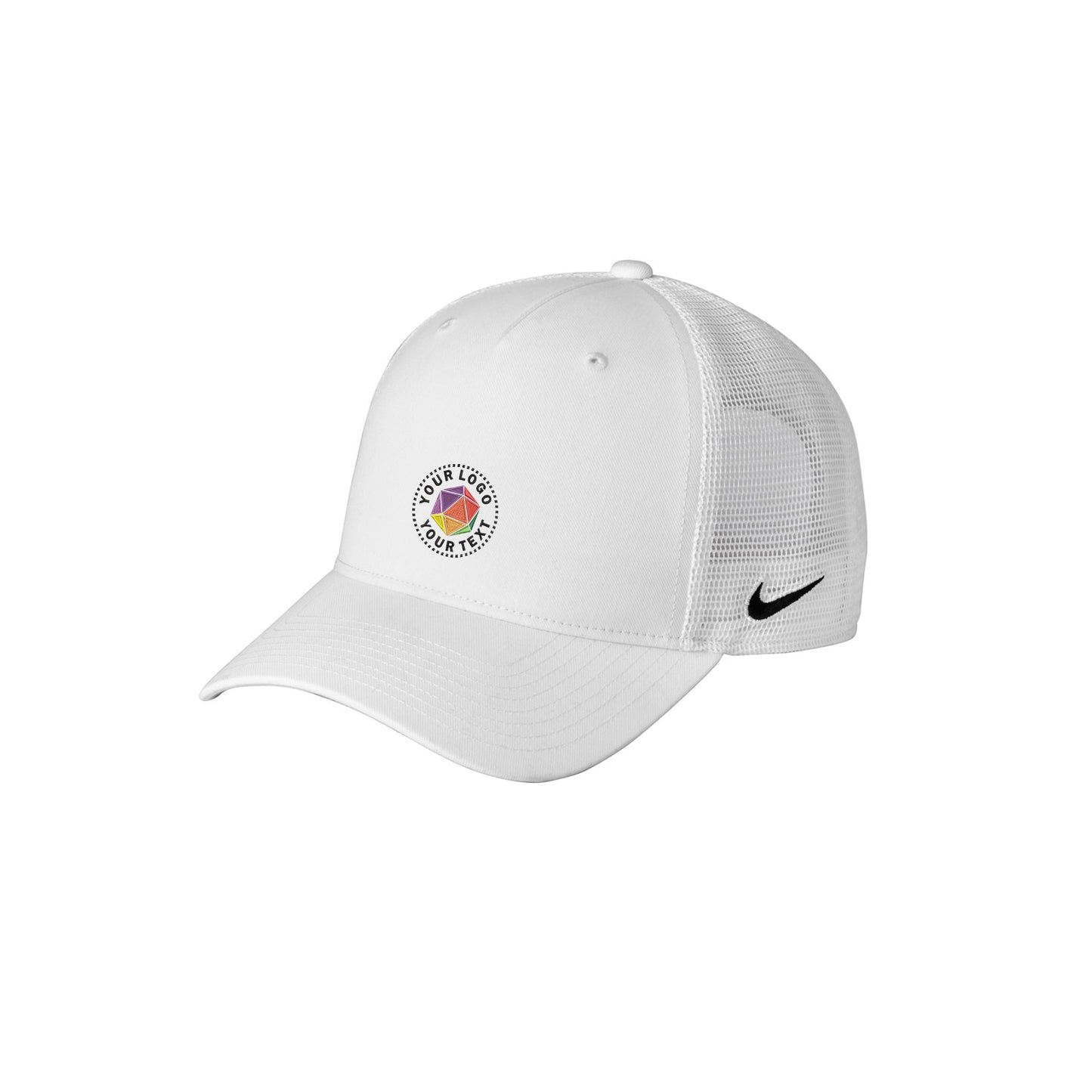 Nike Custom Embroidered Snapback Mesh Trucker Cap - NKFN9893