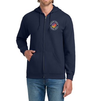 Gildan® Custom Embroidered Heavy Blend™ Full-Zip Hooded Sweatshirt - 18600