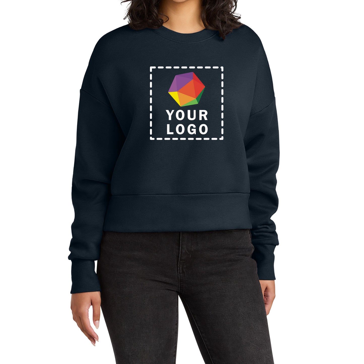 Next Level Apparel® Custom Printed Women’s Heavyweight Sweatshirt - NL9087