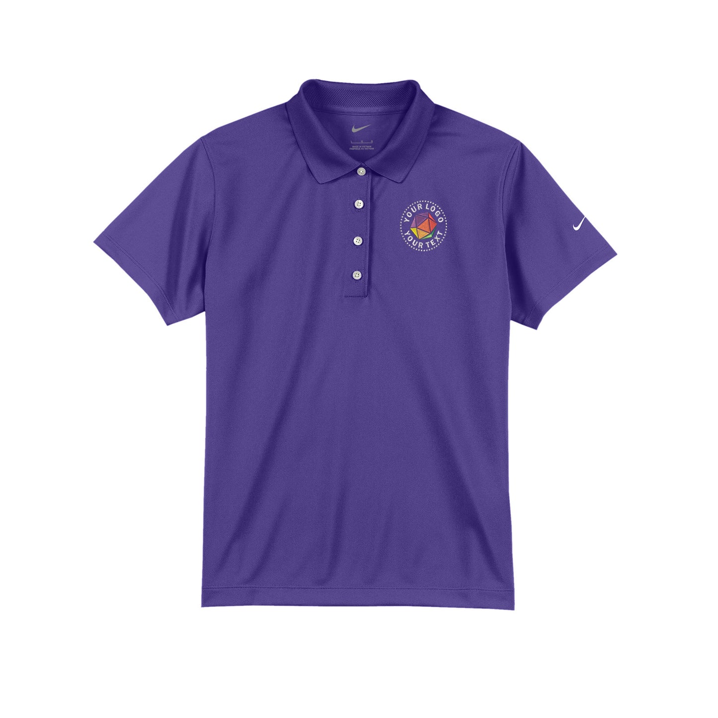 Nike Women's Custom Embroidered Tech Basic Dri-FIT Polo - 203697