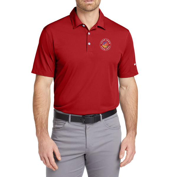 Nike Dri-FIT Vertical Mesh Custom Embroidered Polo - 637167