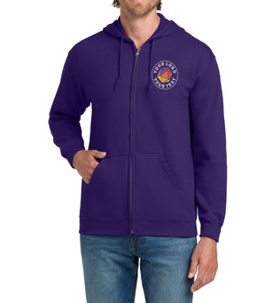 Gildan® Custom Embroidered Heavy Blend™ Full-Zip Hooded Sweatshirt - 18600