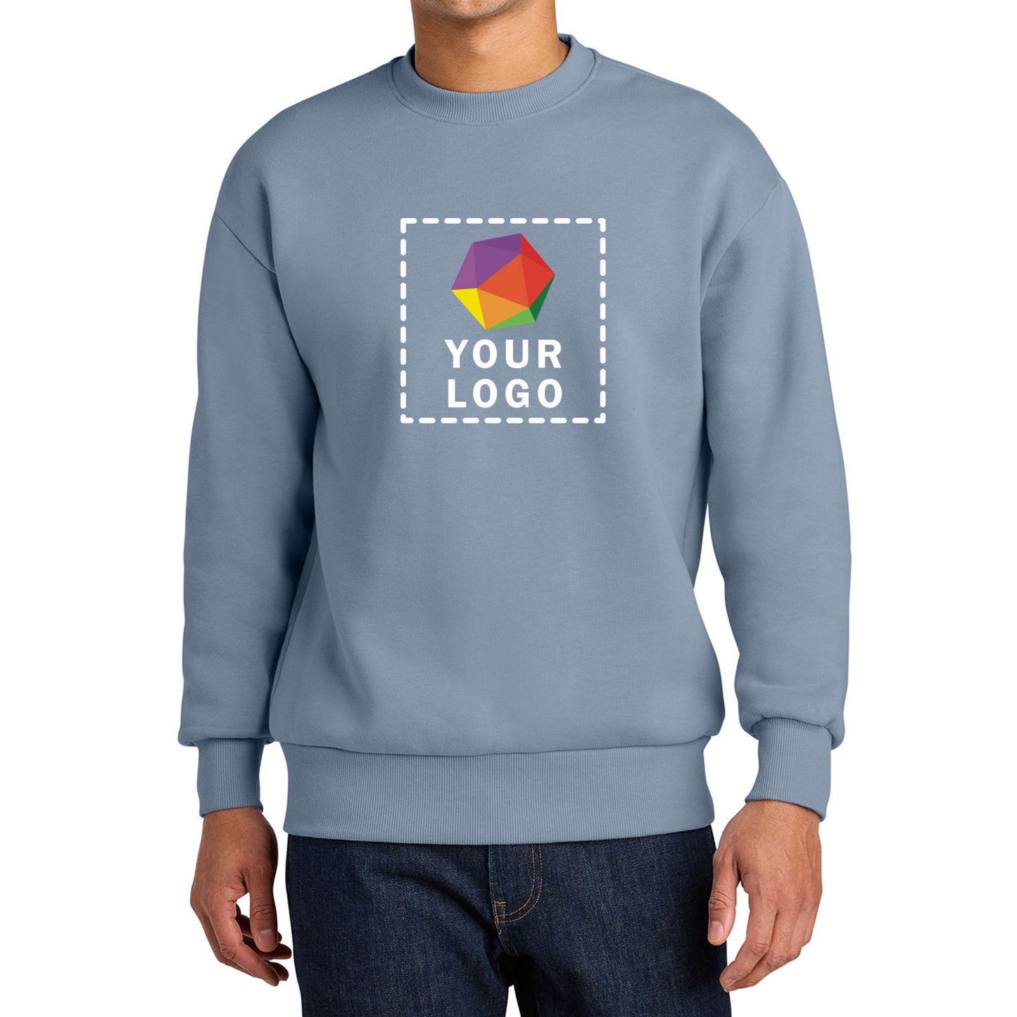 Next Level Apparel® Heavyweight Custom Printed Sweatshirt - NL9007