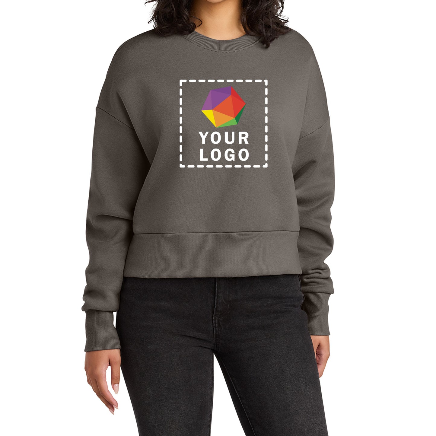 Next Level Apparel® Custom Printed Women’s Heavyweight Sweatshirt - NL9087