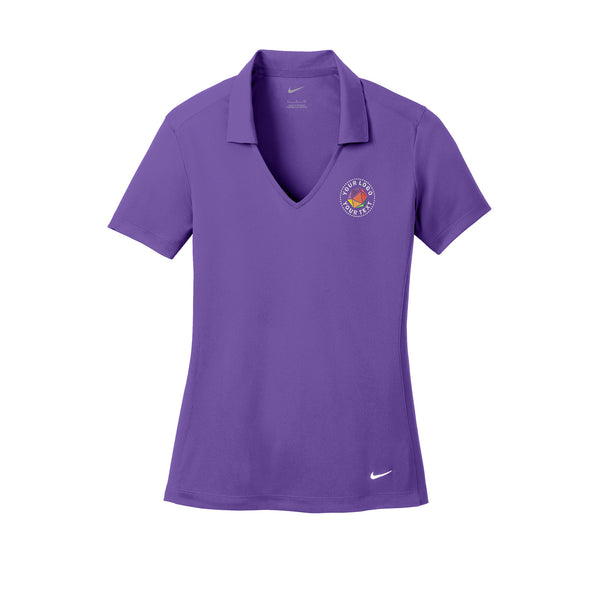 Nike Women's Custom Embroidered Dri-FIT Vertical Mesh Polo - 637165