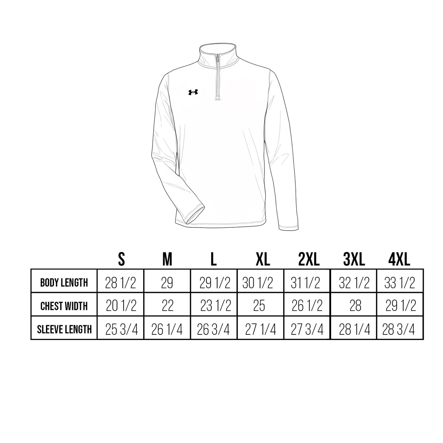 Under Armour Custom Embroidered Men's Team Tech Quarter-Zip - 1376844