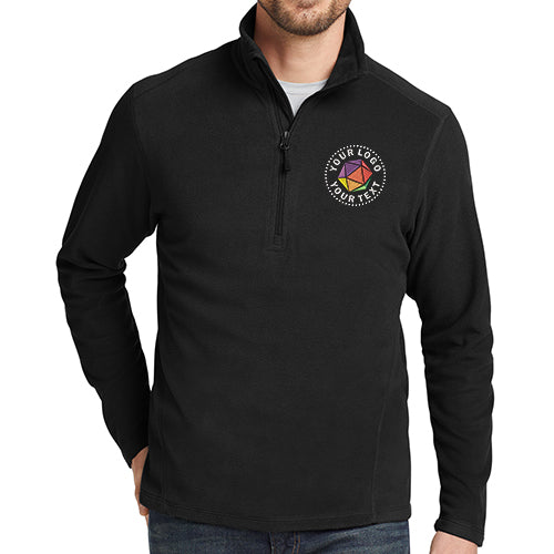 Eddie Bauer® Custom Embroidered 1/2-Zip Microfleece Jacket - EB226