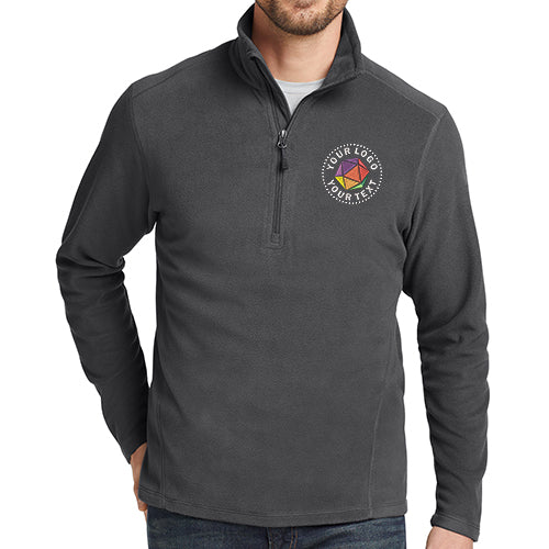 Eddie Bauer® Custom Embroidered 1/2-Zip Microfleece Jacket - EB226
